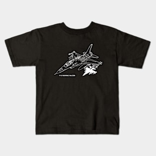 F-16 Fighting Falcon Kids T-Shirt